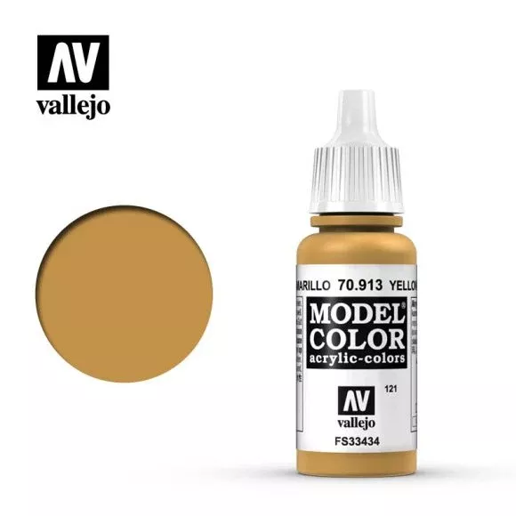 Yellow Ochre (#121) Model Color Acrylic Paint 17mL