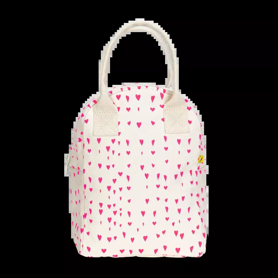 Zipper Lunch Bag - Tiny Hearts