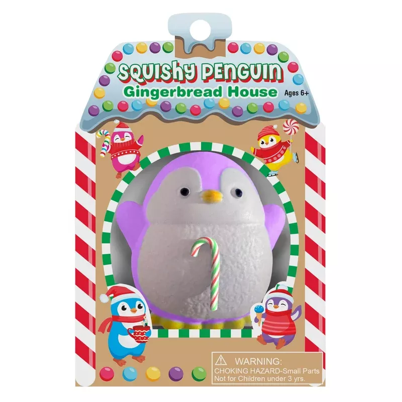 zorbitz gingerbread house penguin squishy (1 chosen at random)