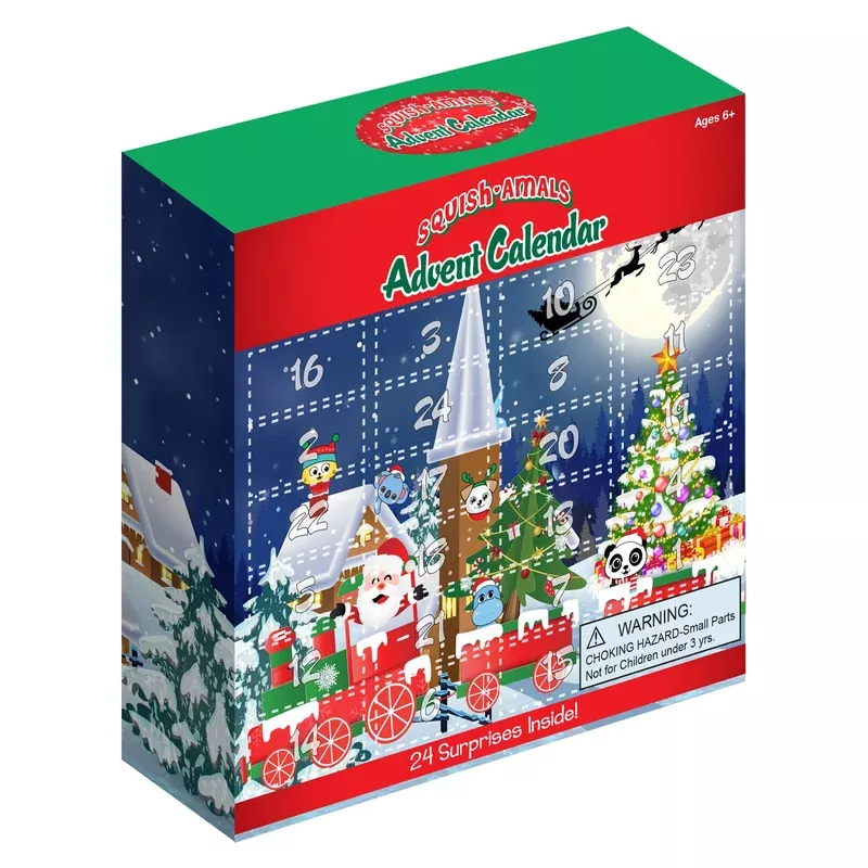zorbitz squish-amals christmas advent calendar