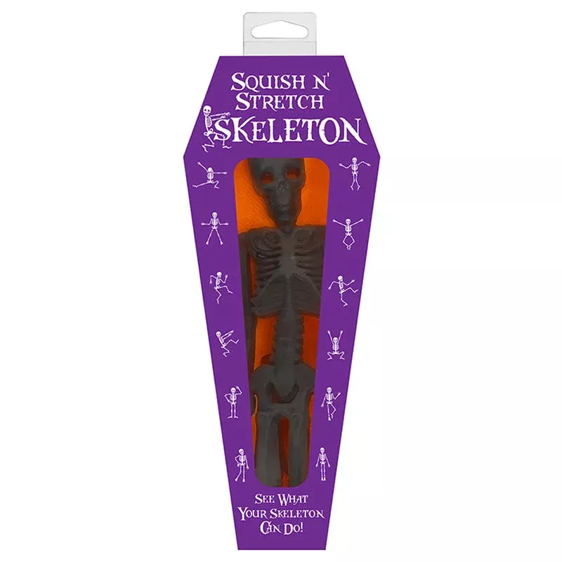 zorbitz squish n’ stretch skeleton squishy